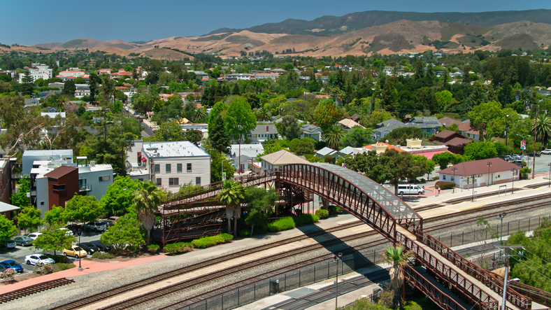 Panoramic Image of San Luis Obispo, CA